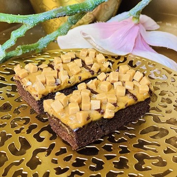 Tony karamel zeezout brownie